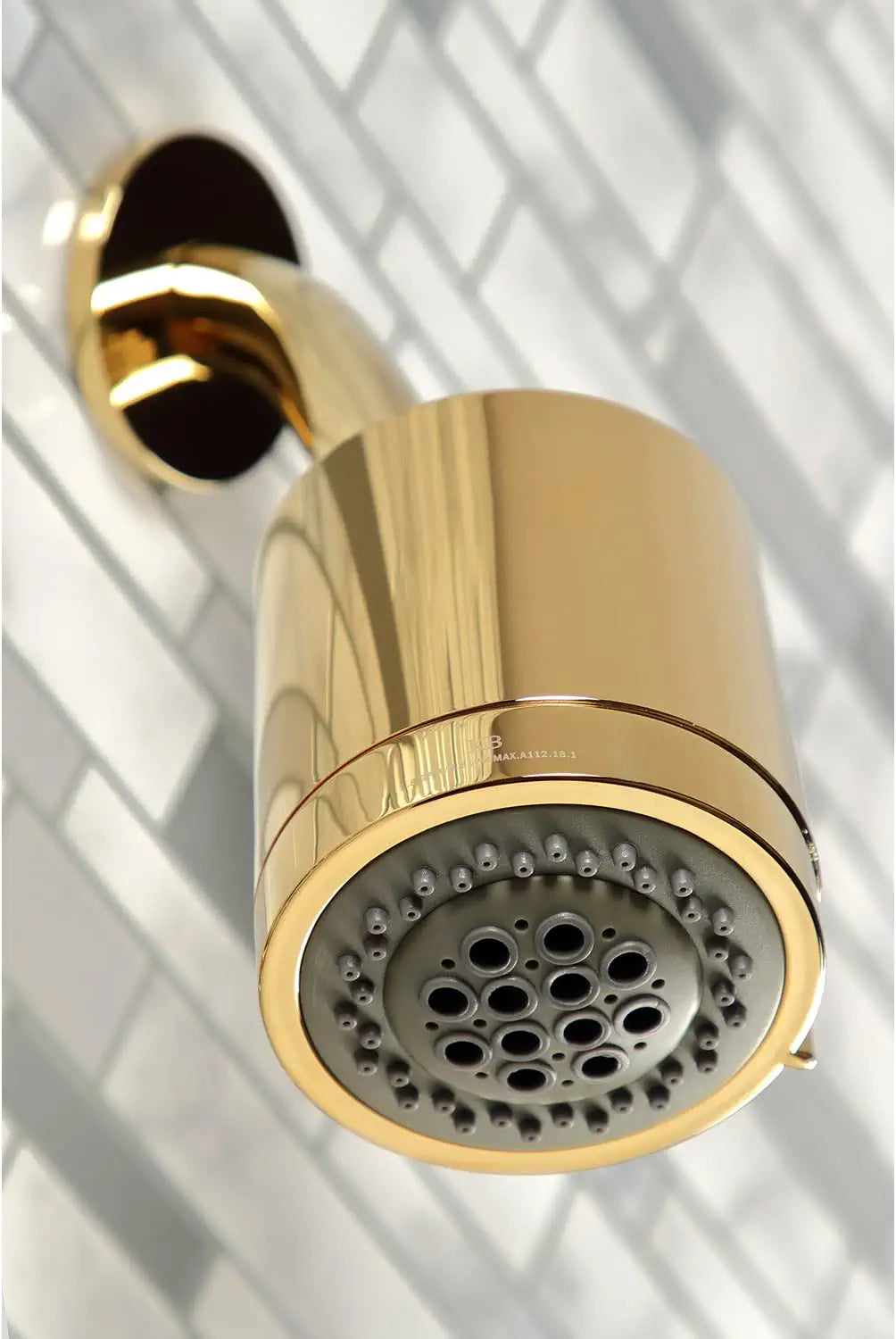 Kingston Brass KBX8132DKL Kaiser Tub and Shower Faucet, Polished Brass