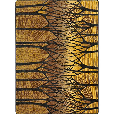 Joy Carpets First Take Woodland Way Rugs Goldenrod 5 feet 4 inches x 7 feet 8 inches