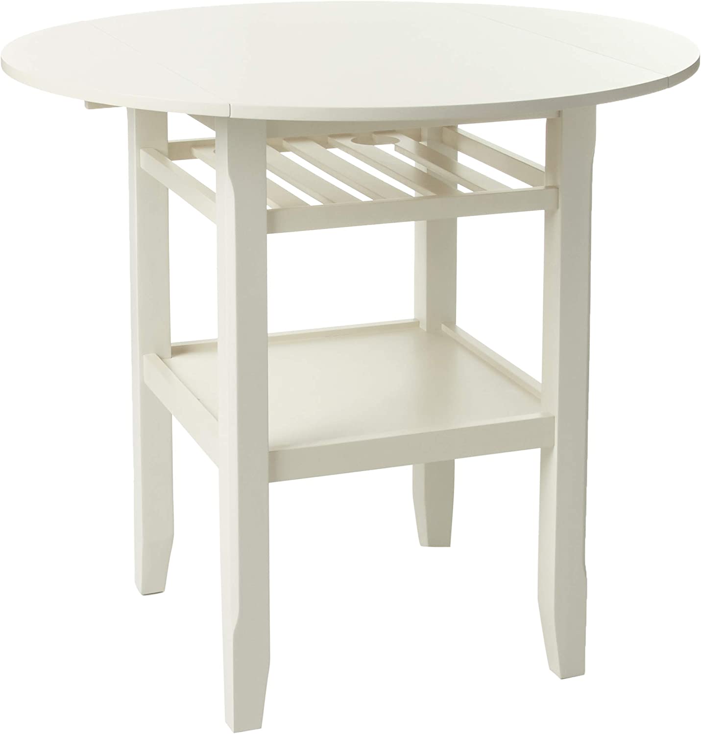 ACME Furniture Tartys Counter Height Table, Cream