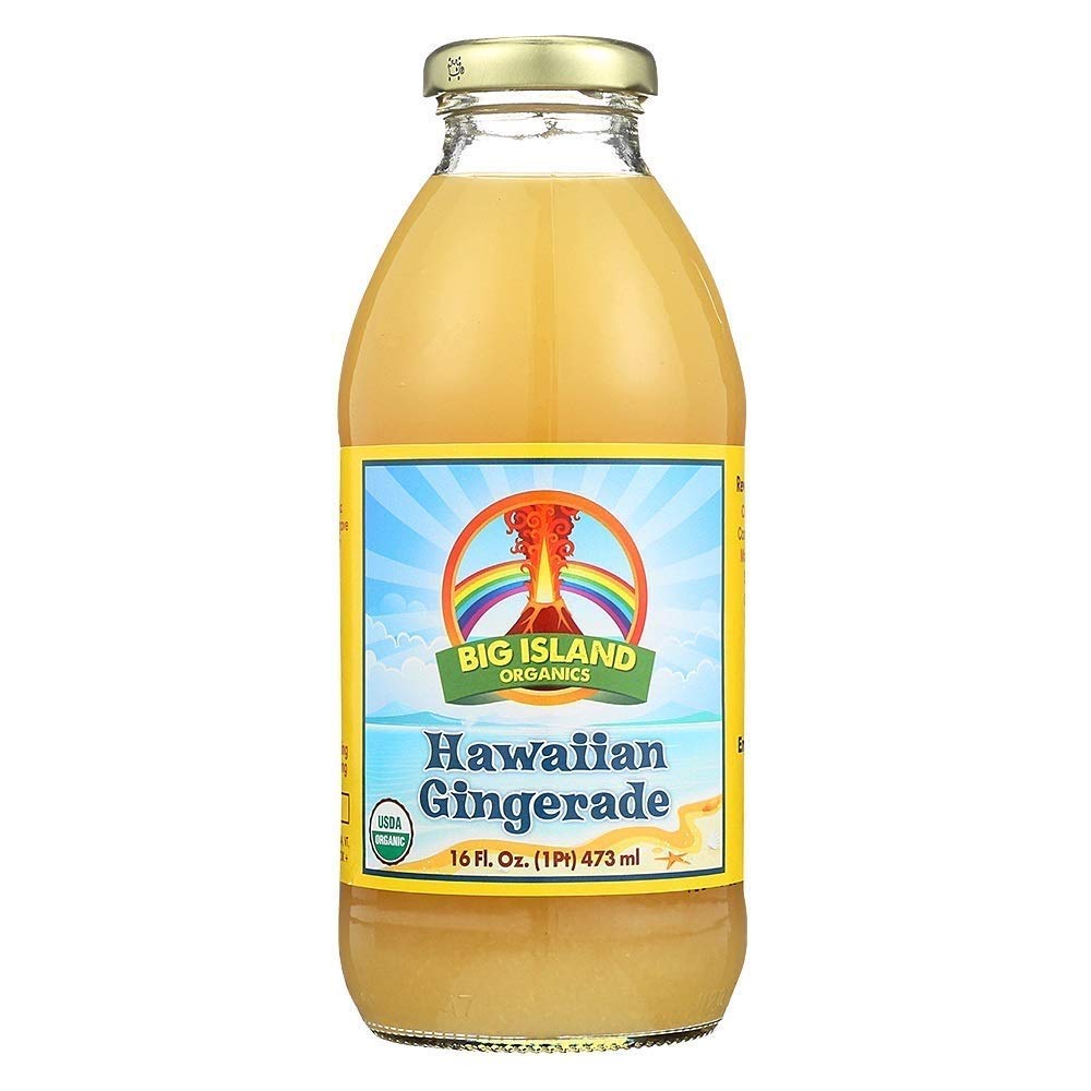 Big Island Organics Gingerade, Hawaiian, 16-Ounce (Pack of 12)