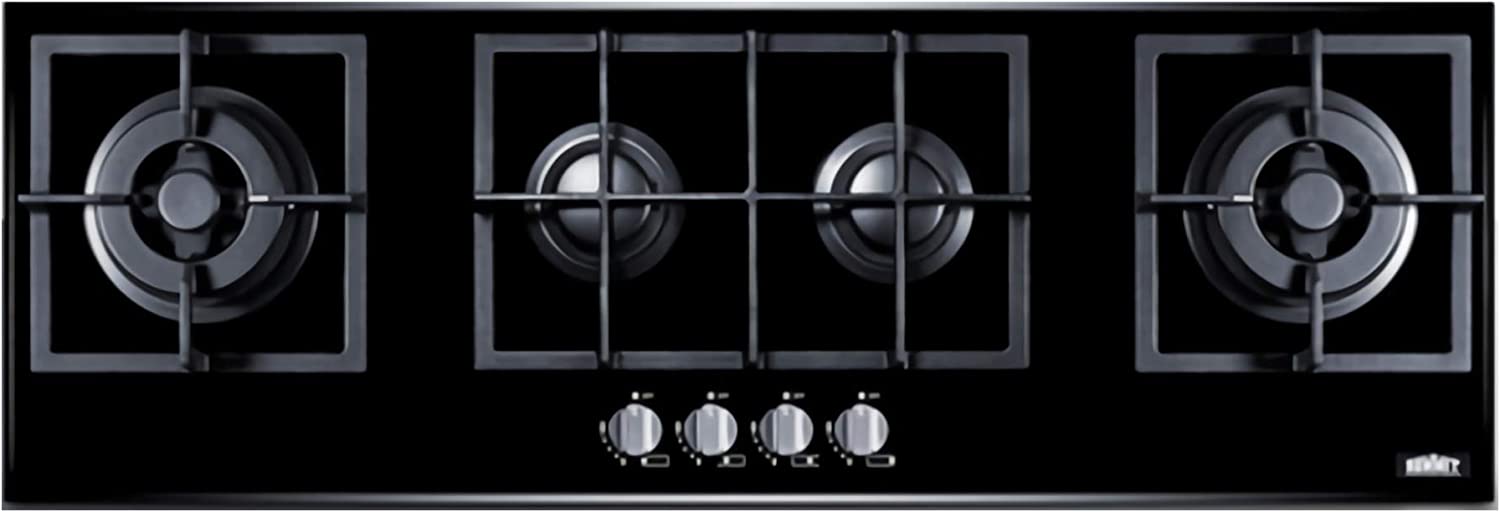 Summit GC443BGL Gas Cooktop, Black