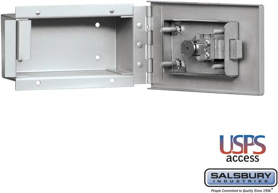 Salsbury Industries 1090AU Key Keeper, Recessed Mounting, Aluminum