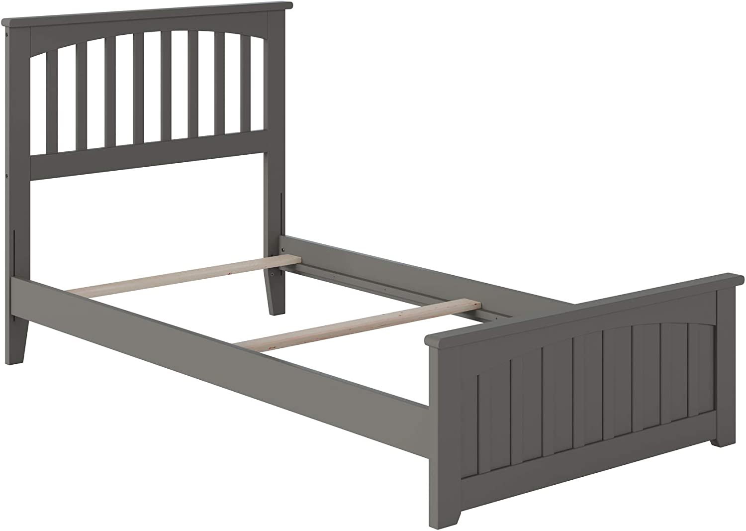 AFI AR8726039 Mission Traditional Bed Wood, Twin, Grey