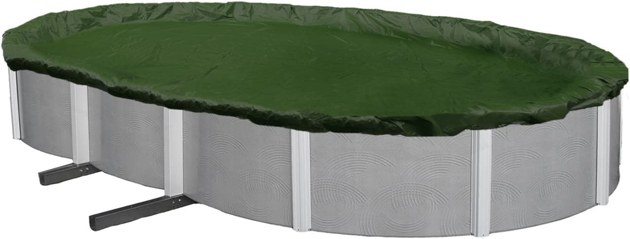 12Yr Oval Winter Cover - 15 ft x 30 ft