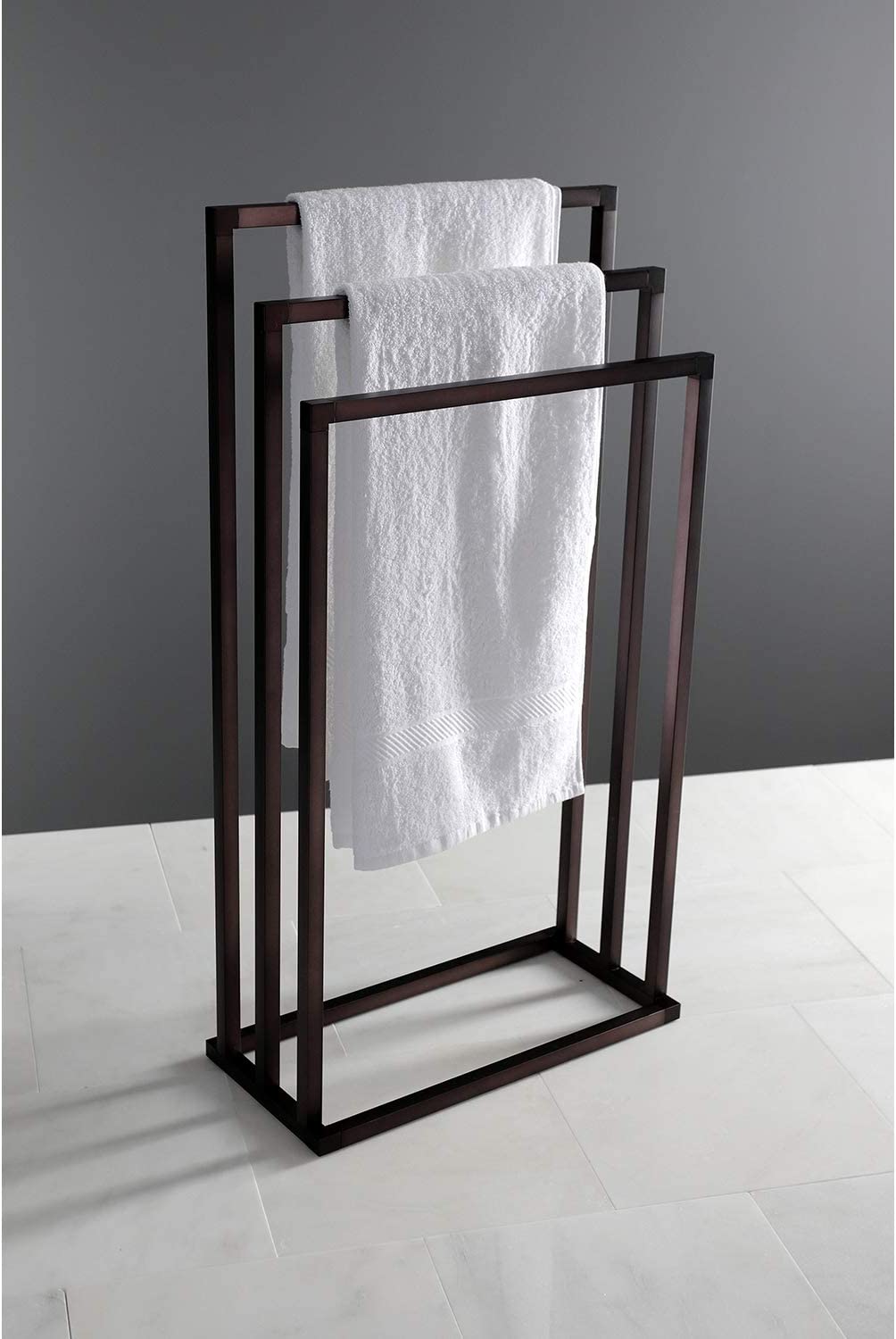 Kingston Brass SCC8335 Edenscape Freestanding Towel Rack, Oil Rubbed Bronze