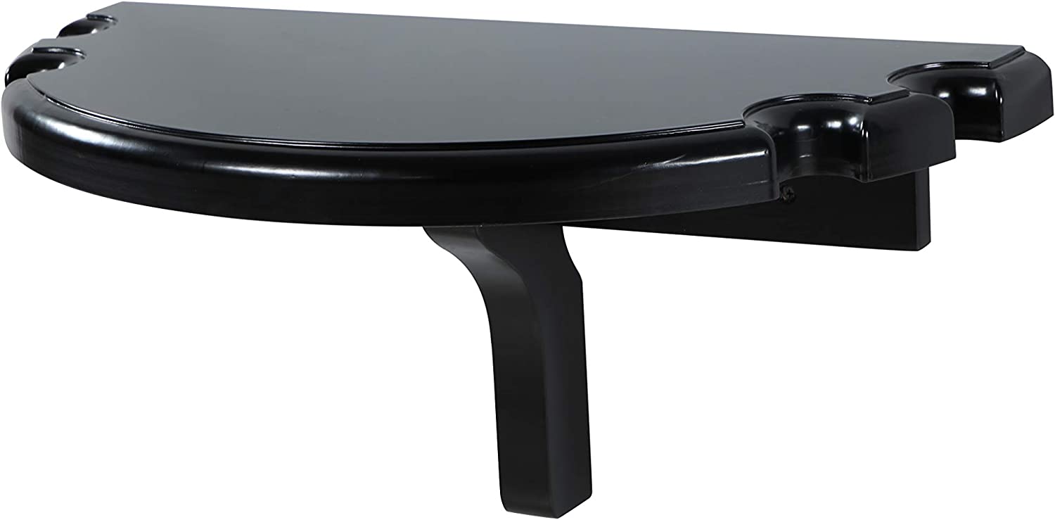 Hathaway Premier Wall-Mounted Pub Table, Black