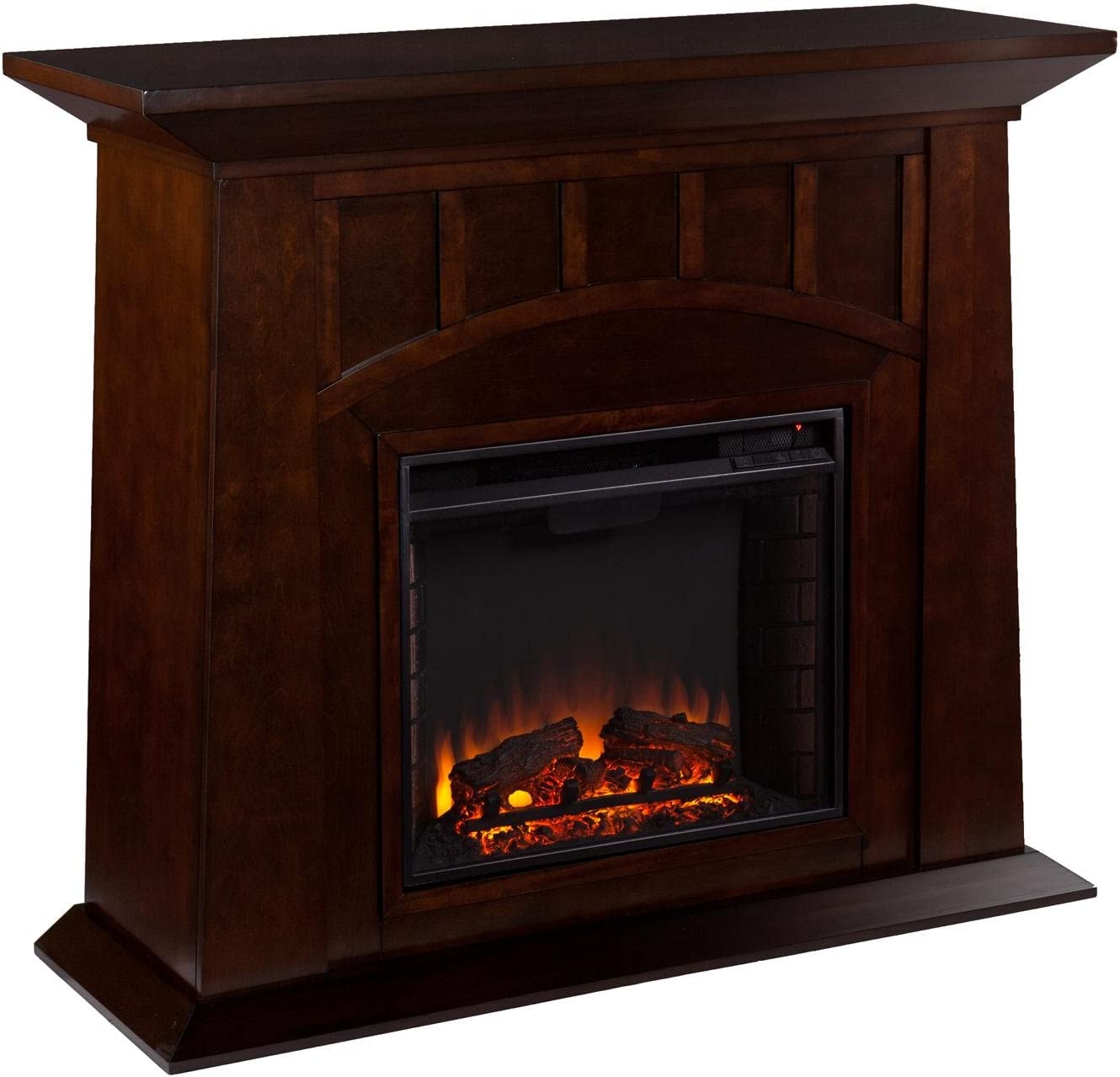 Southern Enterprises Lowery Electric Fireplace in Espresso
