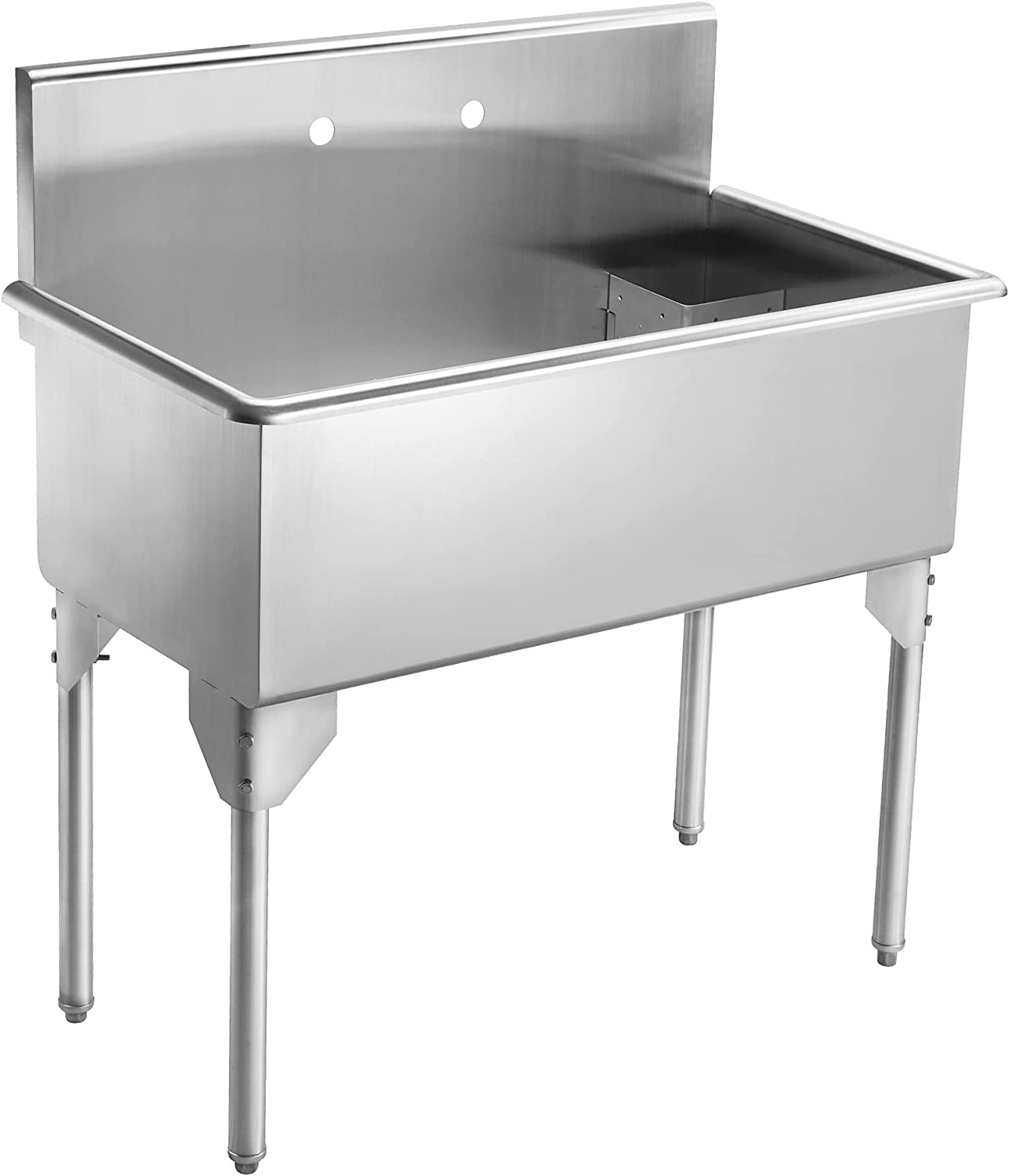 Pearlhaus Single Bowl Freestanding Utility Sink