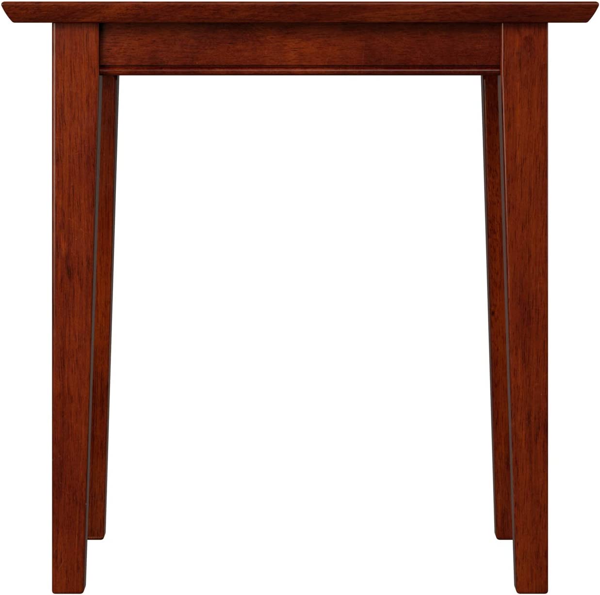 Atlantic Furniture AH13104 Shaker Chair Side Table, Walnut, (22&#34; x 14&#34;)