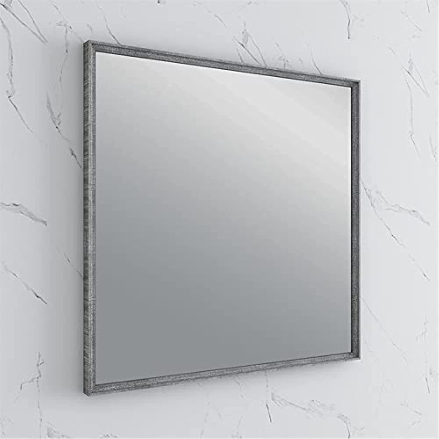 Fresca Stella 32&#34; Wood Framed Bathroom Mirror in Ash Gray