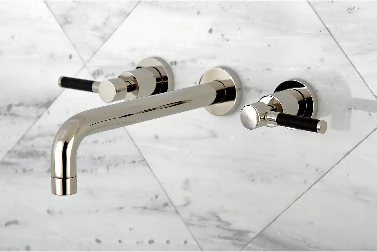 Kingston Brass KS8026DKL Kaiser Roman Tub Faucet, Polished Nickel