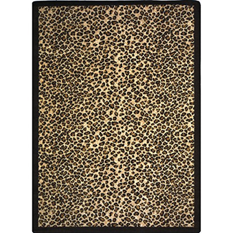 Joy Carpets Kaleidoscope Safari Whimsical Area Rugs, 64-Inch by 92-Inch by 0.36-Inch, Multicolored