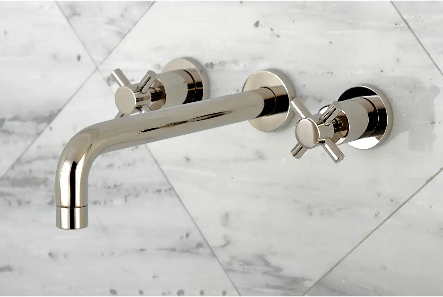 Kingston Brass KS8026DX Concord Roman Tub Faucet, Polished Nickel