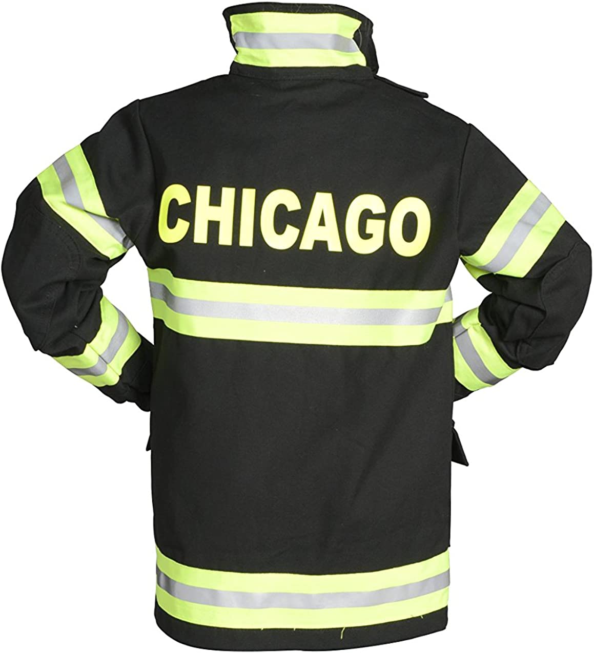 Aeromax Adult Fire Fighter Chicago Suit, Small, Black