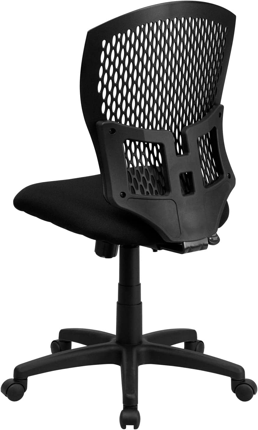 Flash Furniture Mid-Back Designer Back Swivel Task Office Chair with Fabric Seat