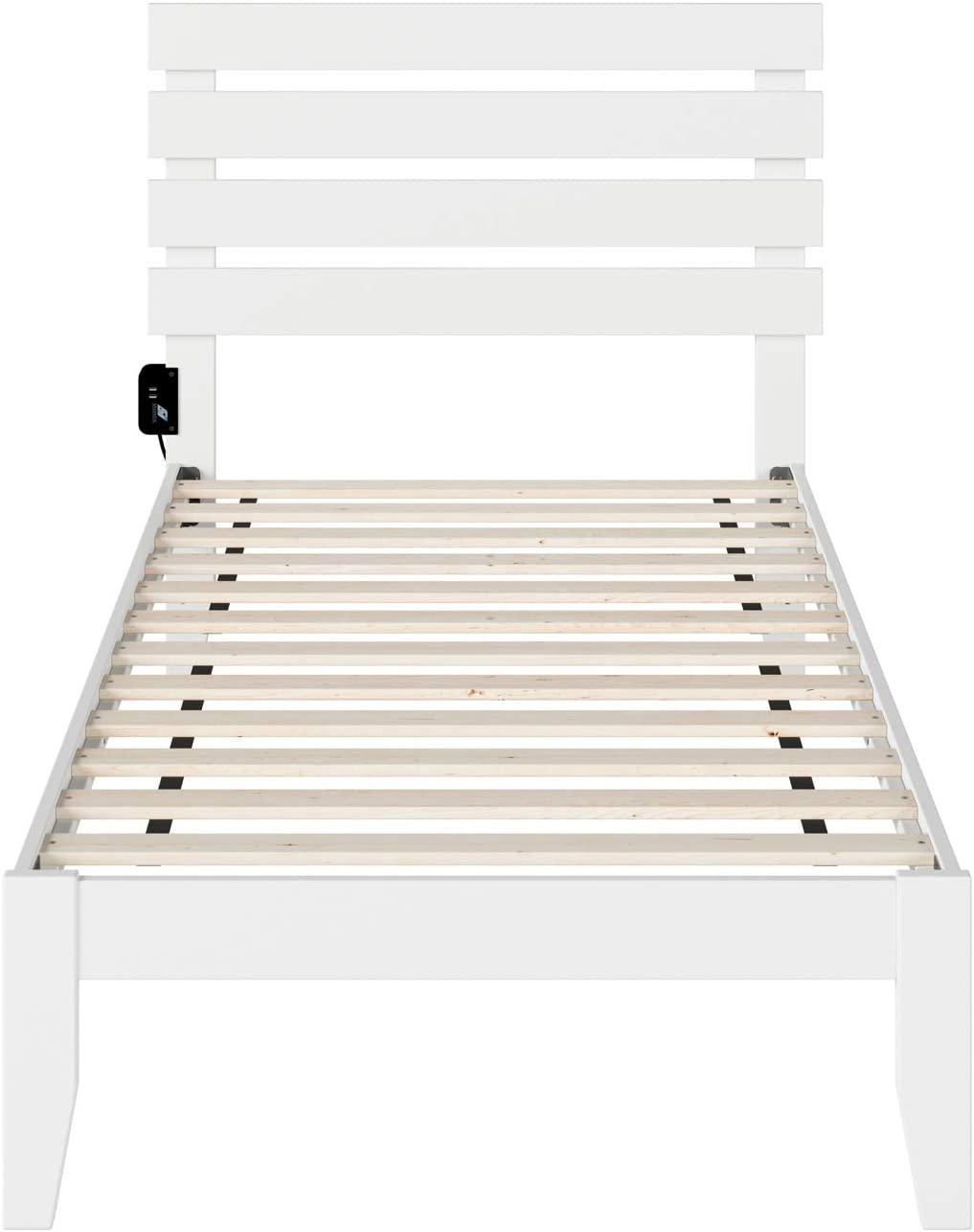 AFI Oxford Bed, Twin, White