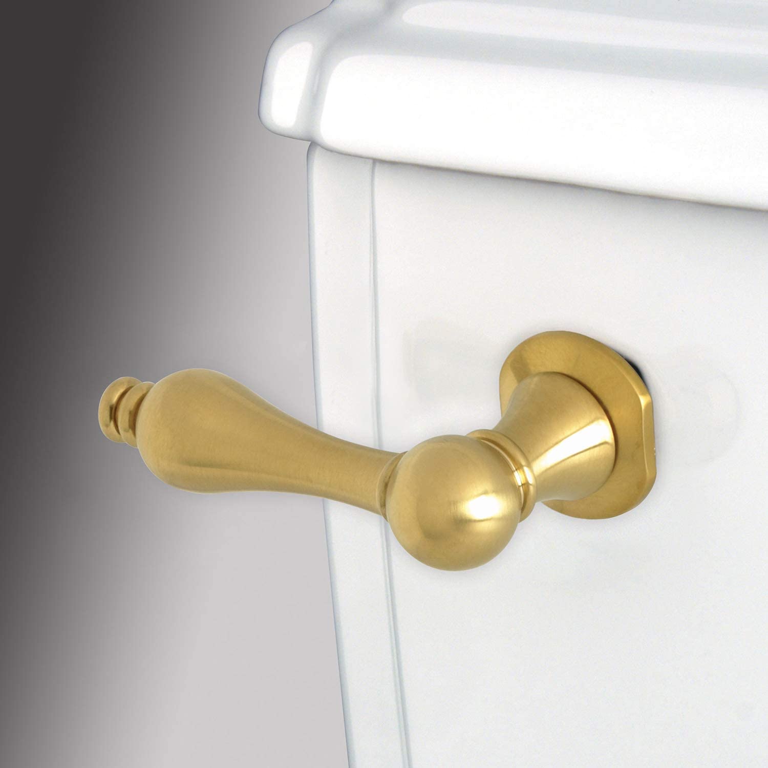 Kingston Brass KTAL7 Victorian Toilet Tank Lever, Brushed Brass