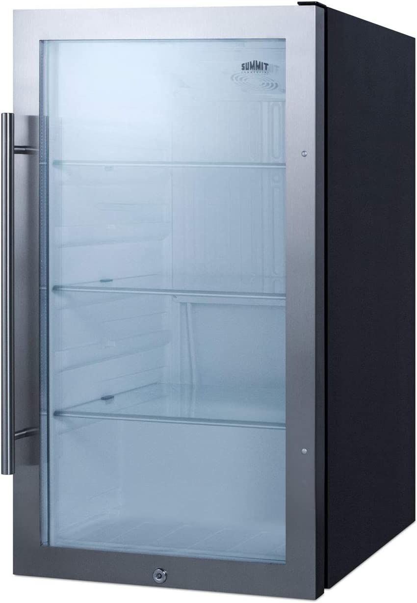 Summit SPR489OS 19&#34; Infoor/Outdoor Beverage Refrigerator in Stainless Steel