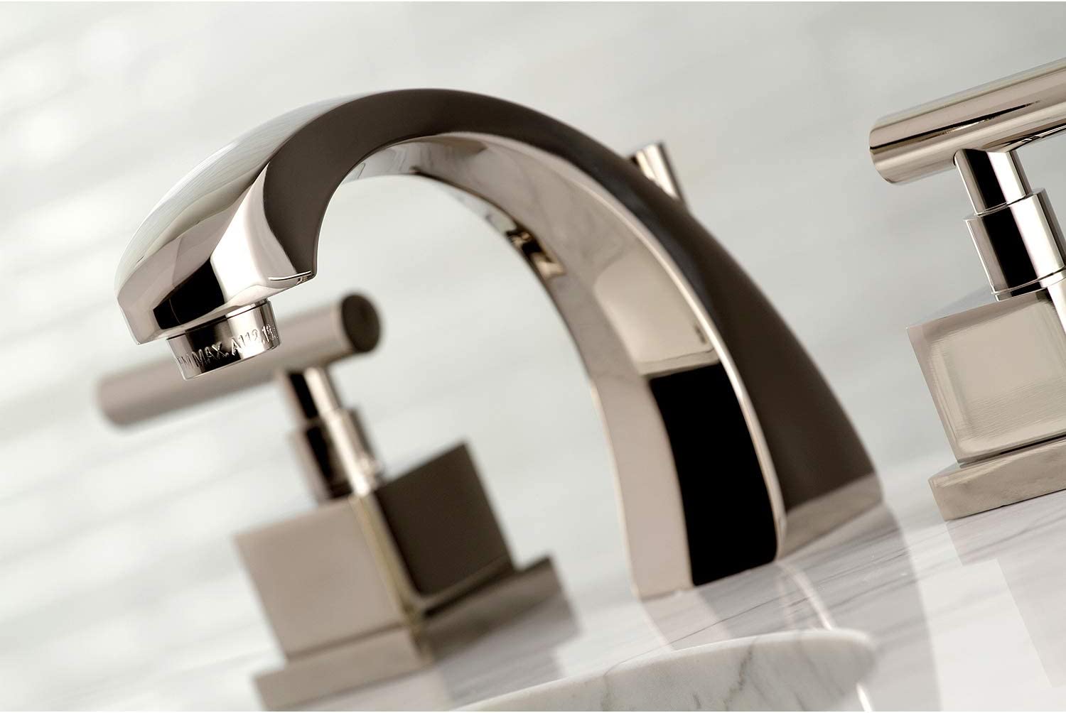 Kingston Brass KS4986CQL Claremont Widespread Bathroom Faucet, Polished Nickel