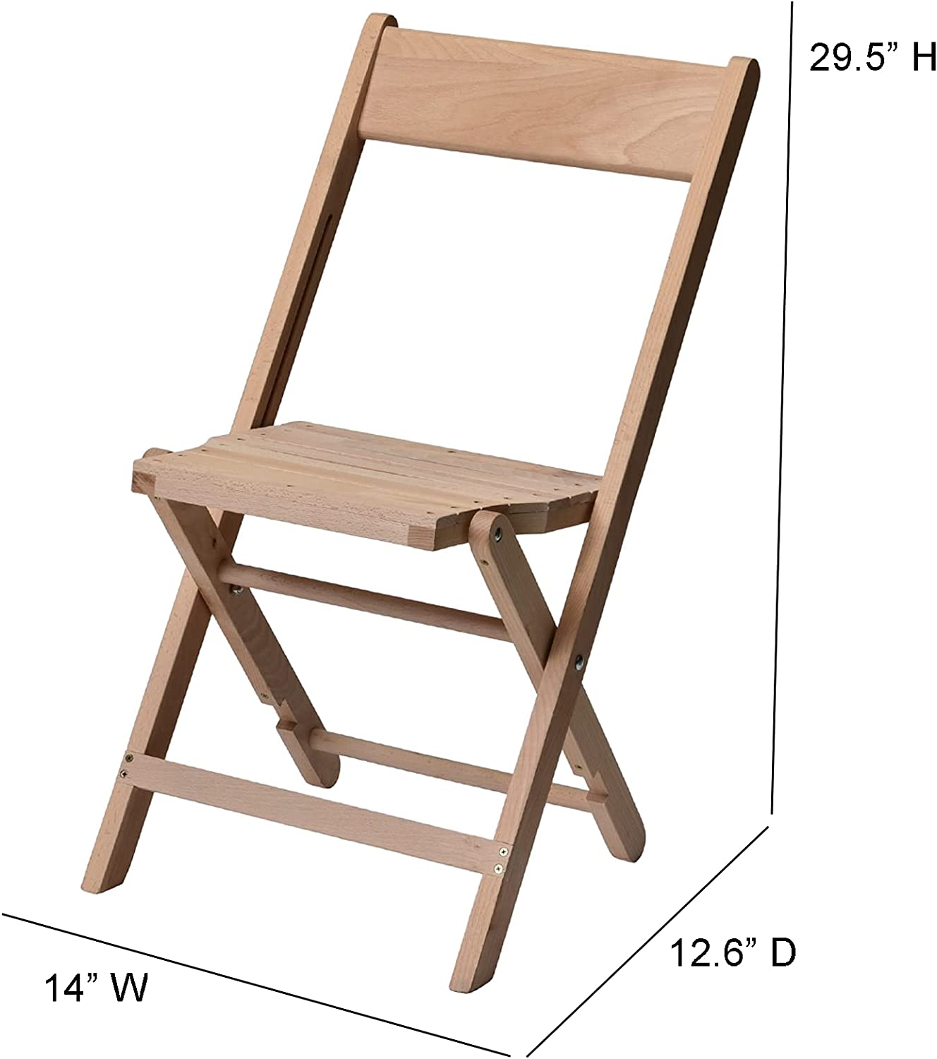 Commercial Seating Products American Padded Folding Chairs, Raw
