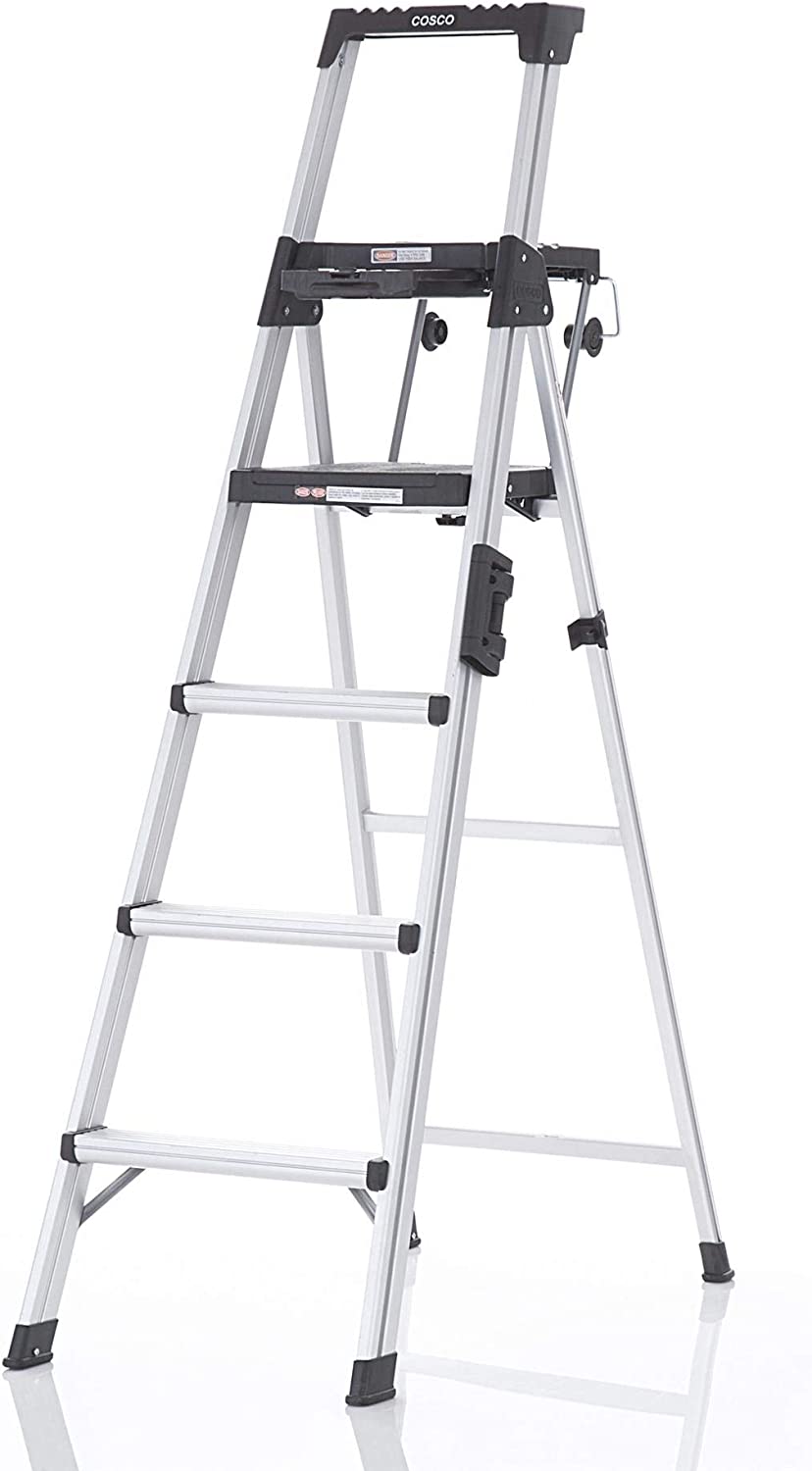 COSCO 2061AABLKE Signature Series Step Ladder, 6ft, Steel