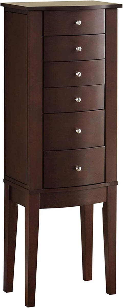 Powell Merlot Jewelry Armoire,