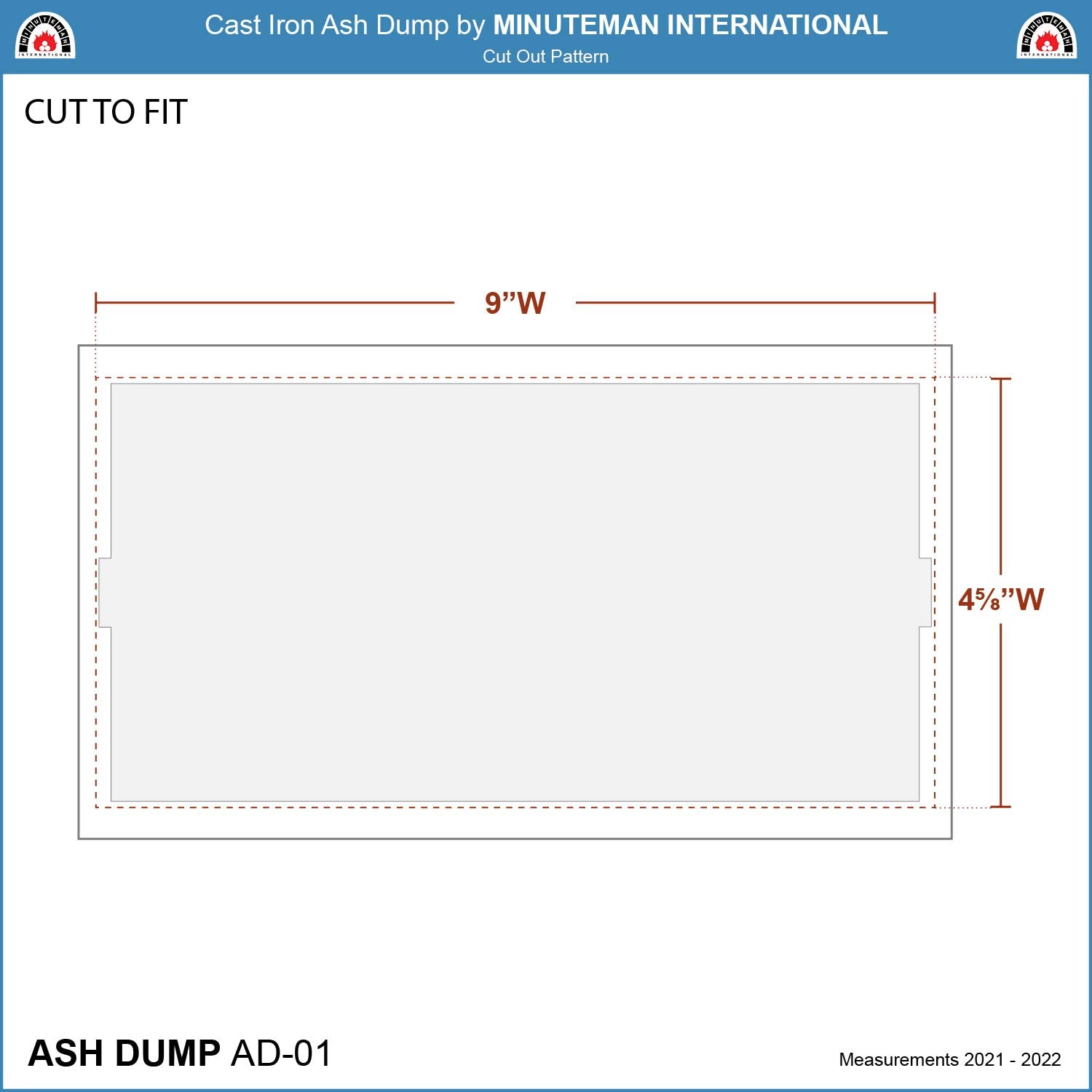 Minuteman International Cast Iron Ash Dump