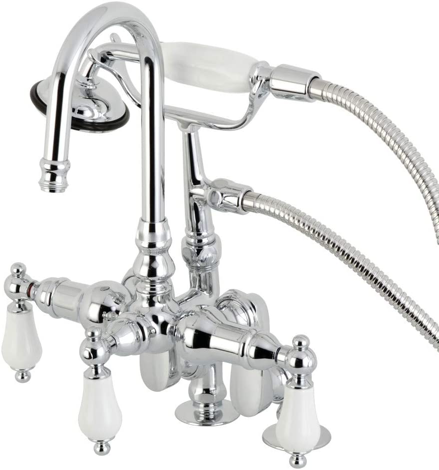 Kingston Brass CC616T1 Vintage Clawfoot Tub Faucet, Polished Chrome