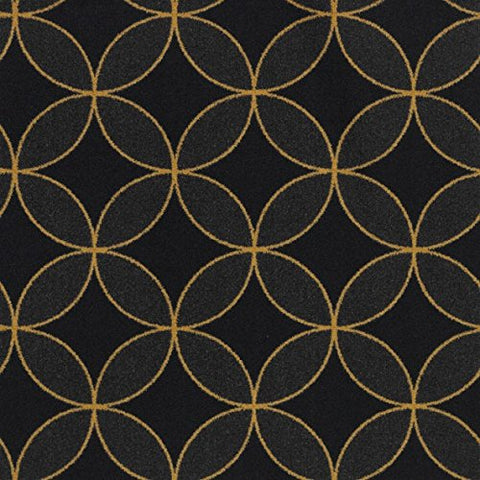 Joy Carpets Kaleidoscope - Whimsical Area Rugs Eclipse, 310 x 54, Gold