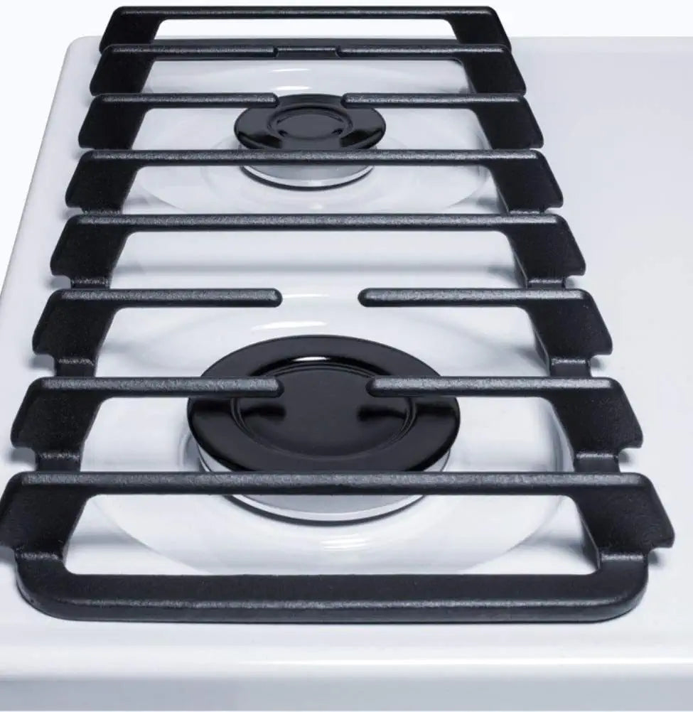 Summit WTL053S 30&#34;&#34; Gas Cooktop with 4 Sealed Burners Cast Iron Grates Spark Igntiion in White