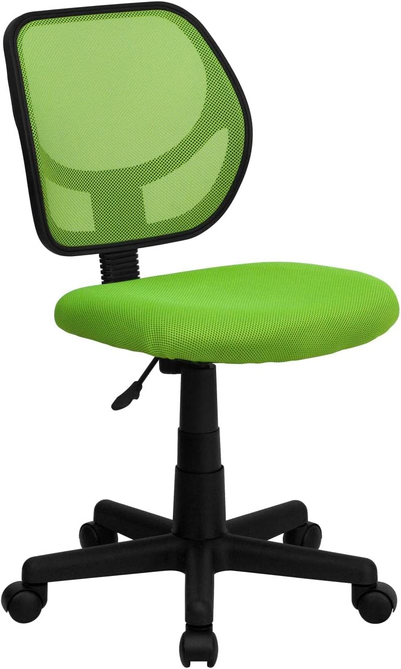 Flash Furniture Low Back Green Mesh Swivel Task Office Chair