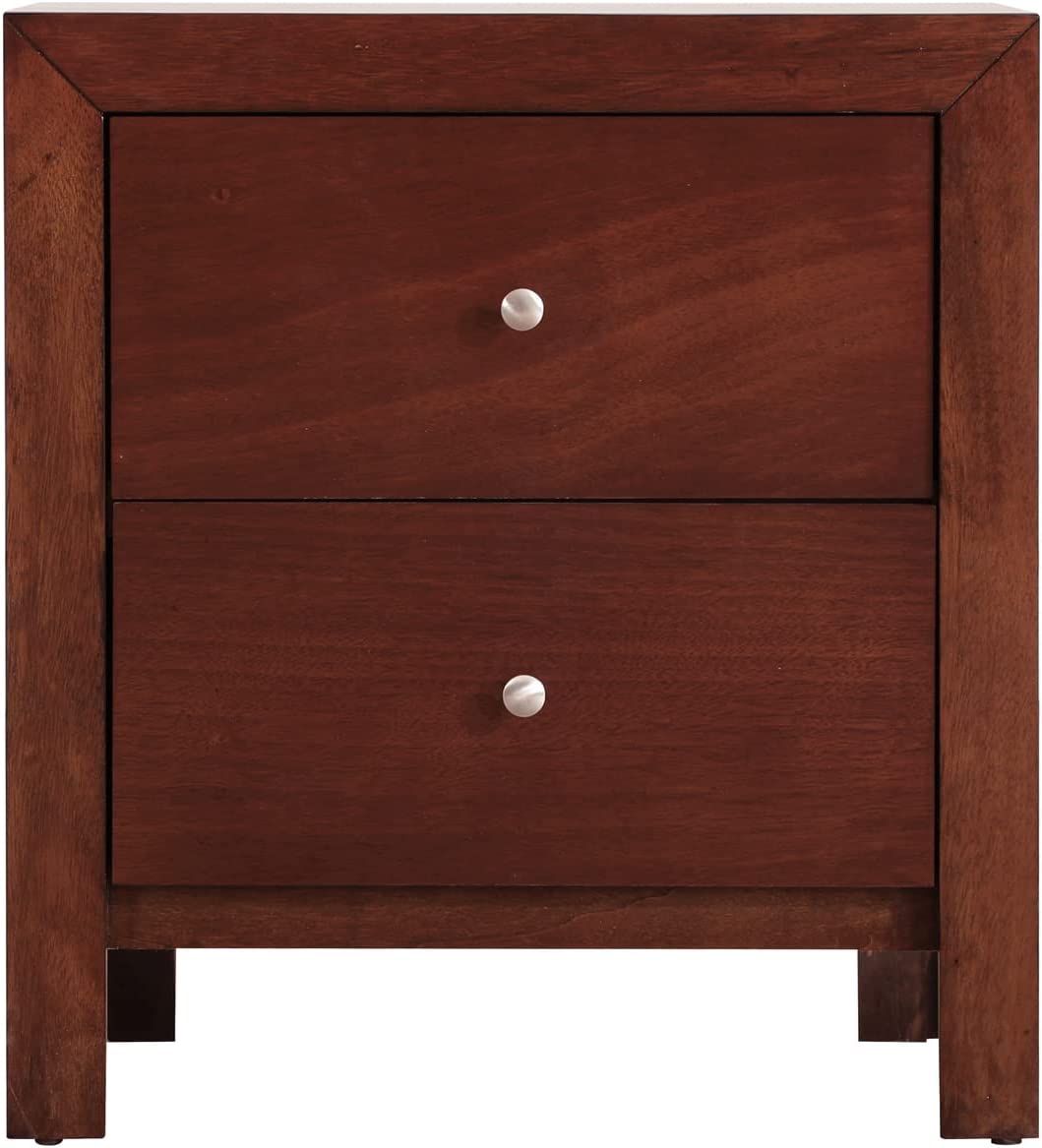 Glory Furniture Burlington G2400-N Nightstand, Cherry