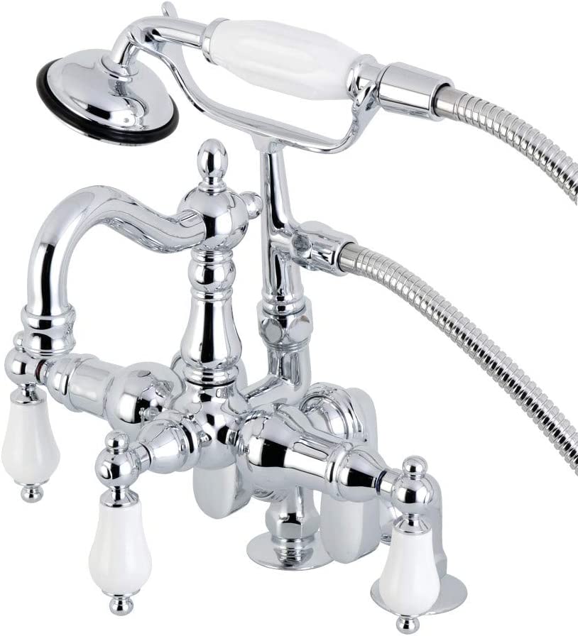 Kingston Brass CC6016T1 Vintage Clawfoot Tub Faucet, Polished Chrome