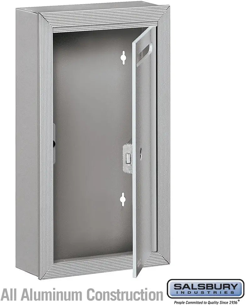 Salsbury Industries 2260AP Slim Surface Mounted Letter Box with Commercial Lock, Private Access, Aluminum