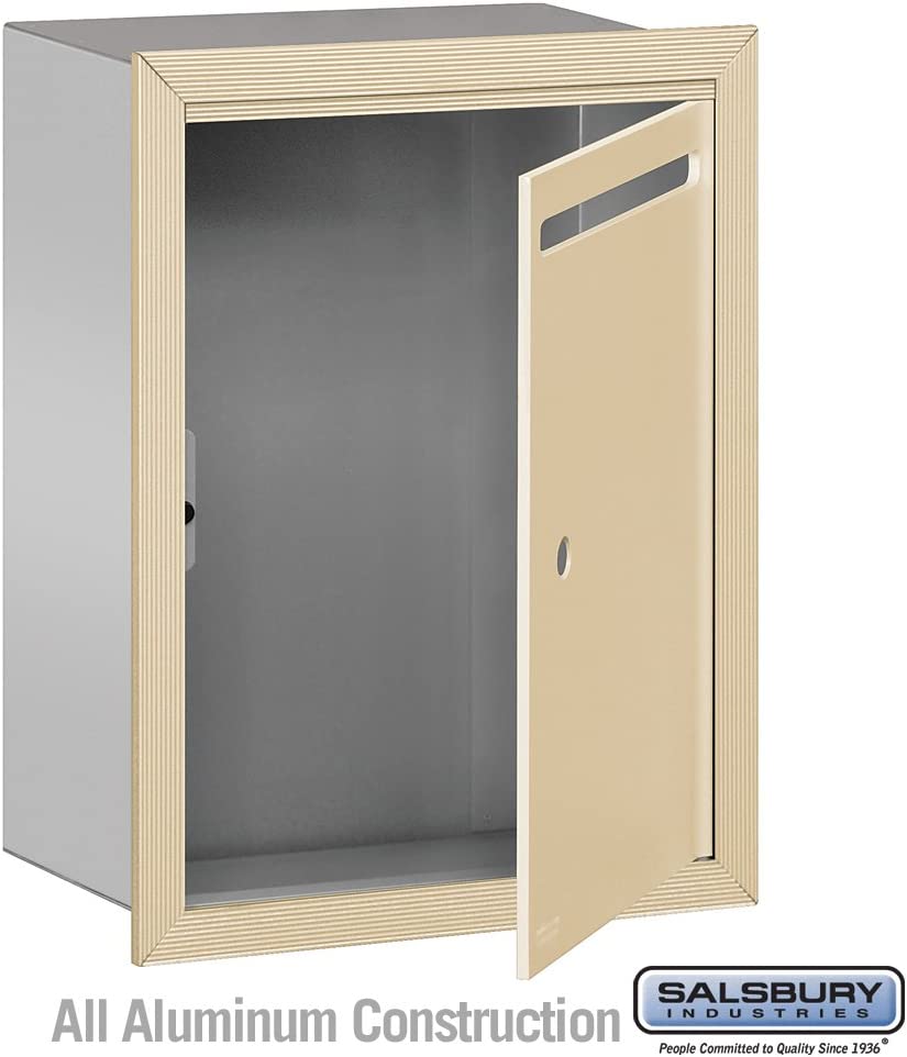 Salsbury Industries 2245ZU Standard Recessed Mounted Letter Box with USPS Access, Bronze