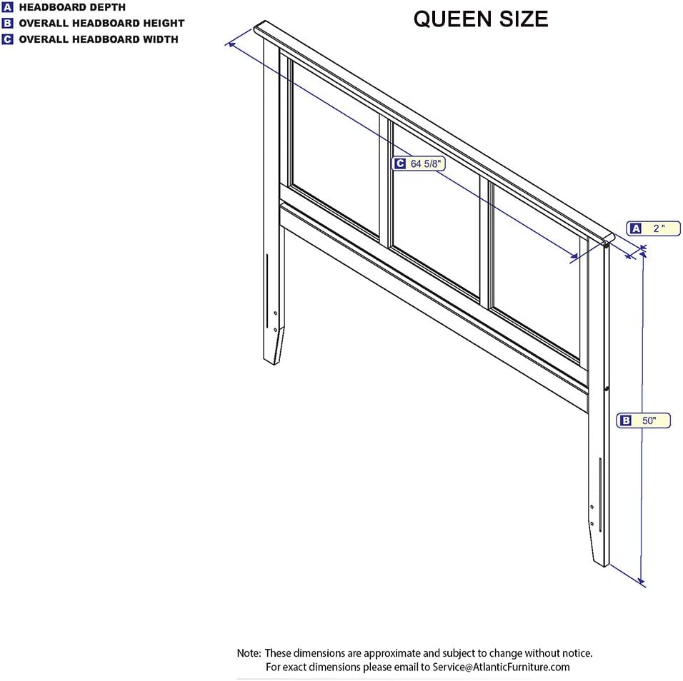 AFI Mission Headboard, Twin, Walnut