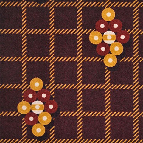Joy Carpets Games People Play - Gaming &amp Sports Area Rugs Roll the Dice, 78 x 109, Burgundy