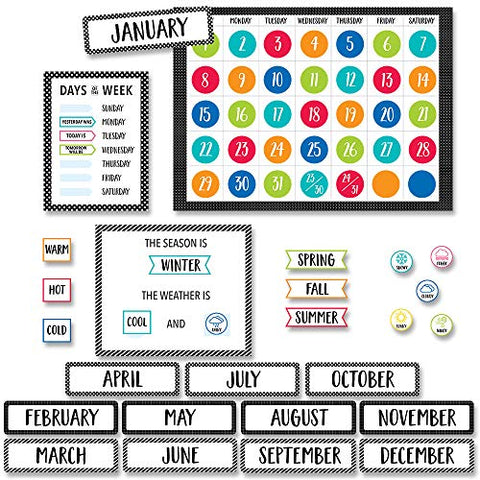 Creative Teaching Press Color Pop Calendar Set Bulletin Board (8764)