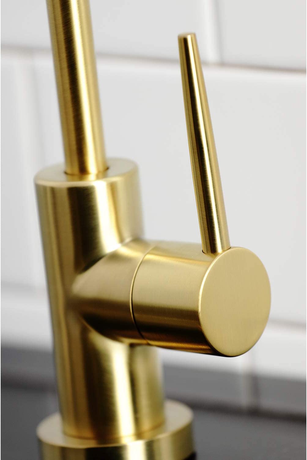 Kingston Brass KS8197NYL New York Single-Handle Cold Water Filtration Faucet, Brushed Brass