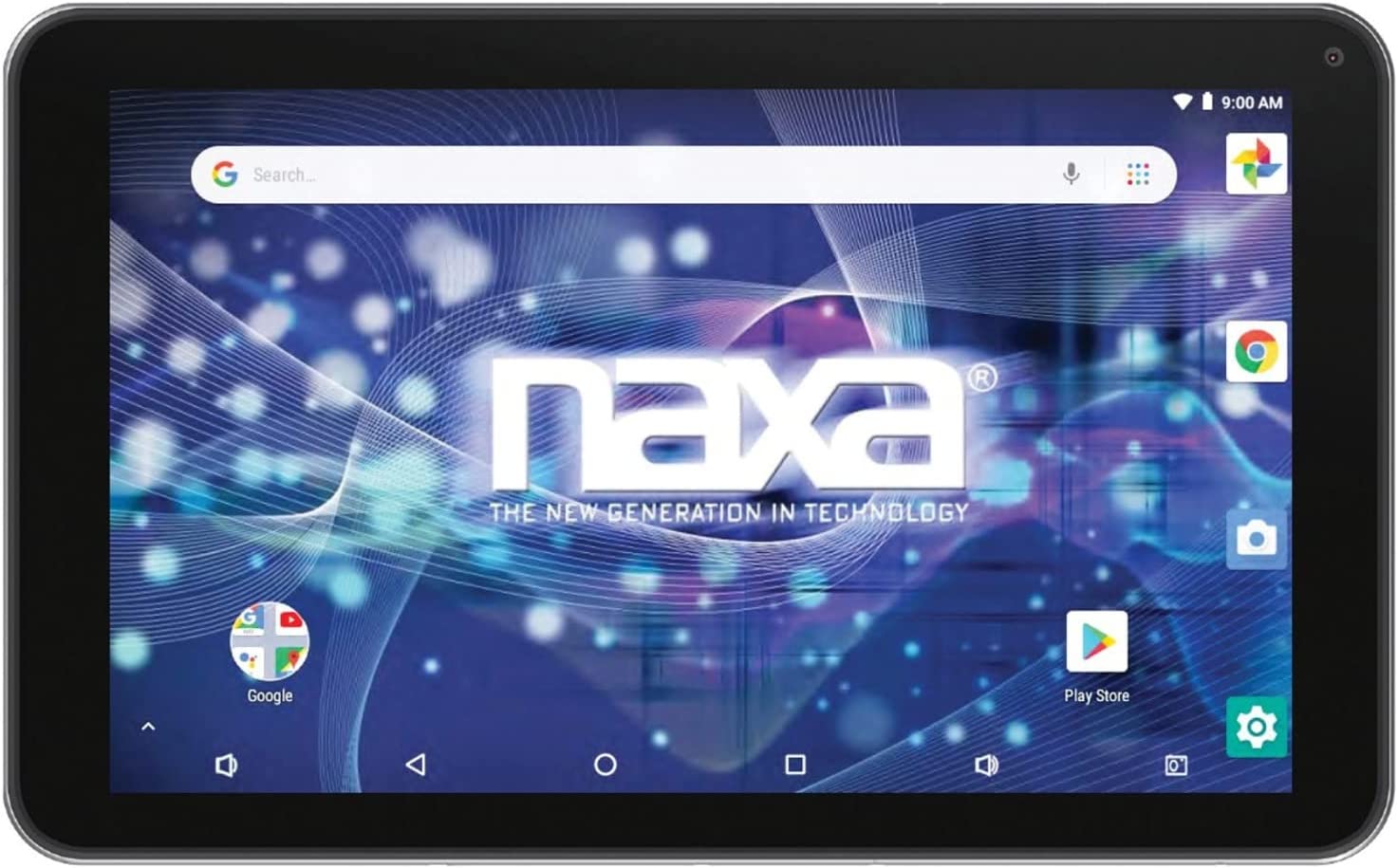Naxa Electronics NID-1020 10.1&#34;&#34; Core Tablet with Android OS 8.1, Black