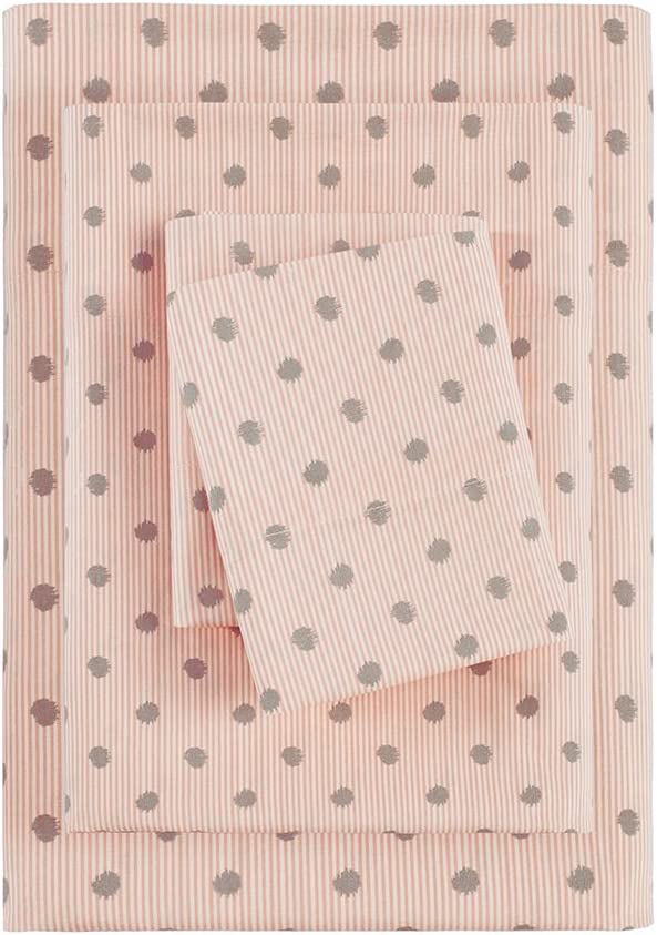 HipStyle Printed Sheet Set, Twin, Pink