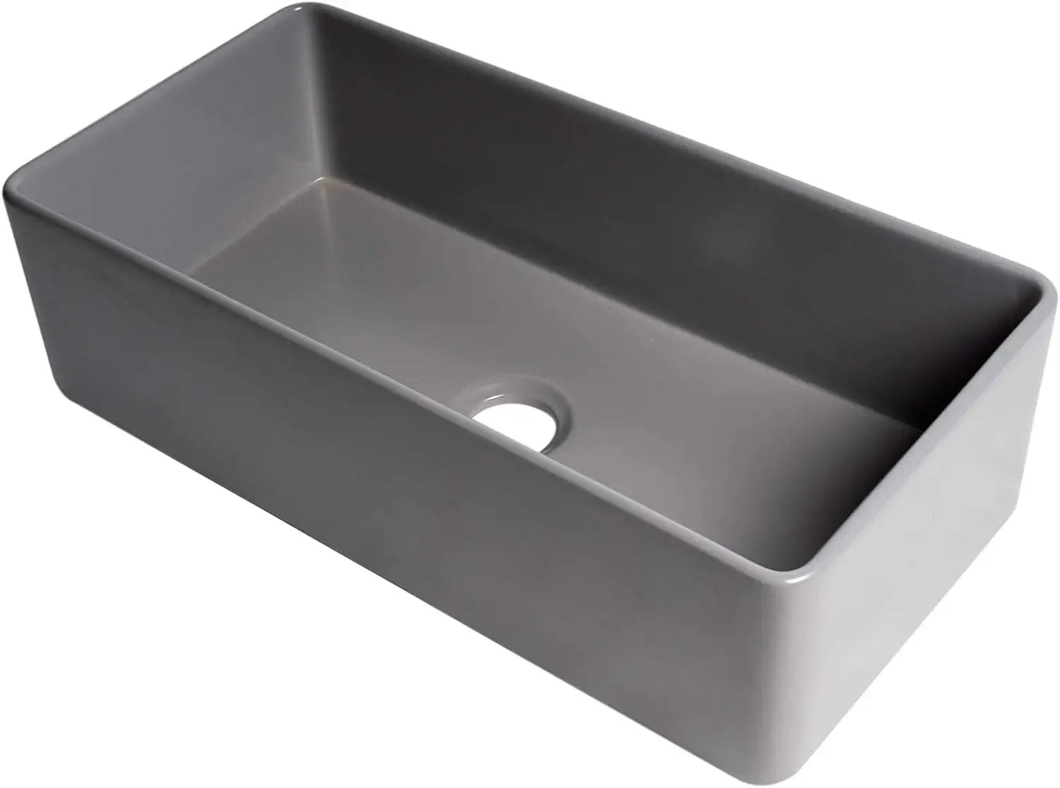 ALFI brand ABF3618-GM Kitchen Sink, Grey Matte