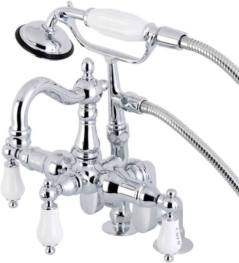 Kingston Brass CC6018T1 Vintage Clawfoot Tub Faucet, Polished Chrome