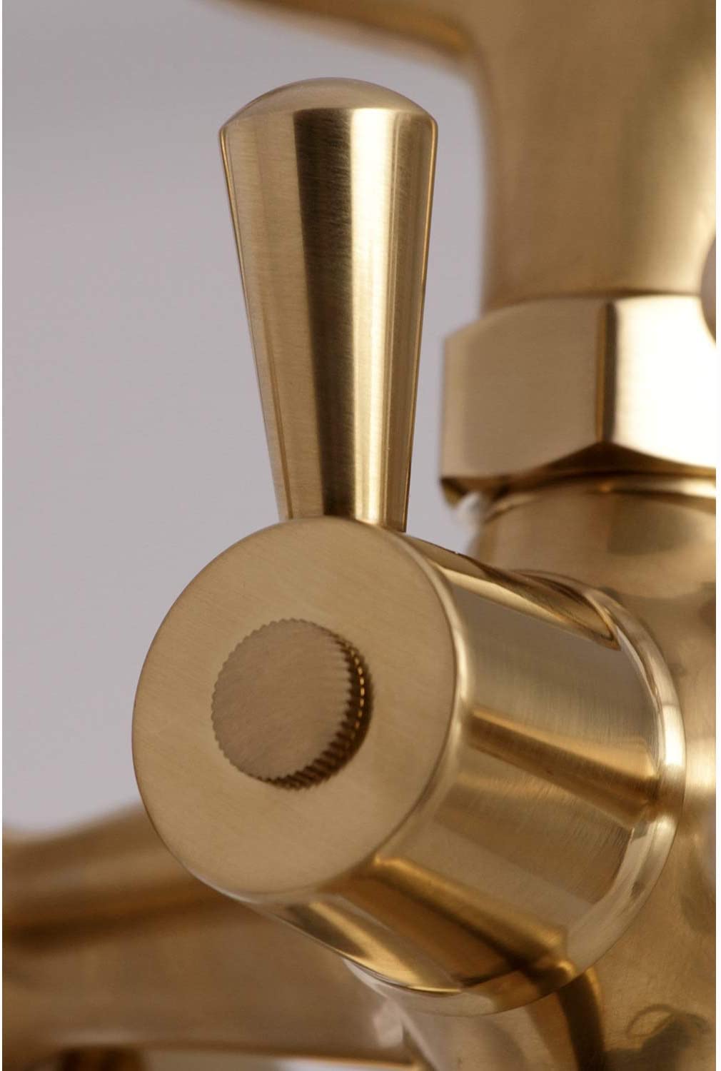 Kingston Brass KS267SB Kingston Clawfoot Tub Faucet, 4-5/8&#34; x 4-5/16&#34; (L) x 6-9/16&#34; (W) x 7-1/16&#34; (H), Brushed Brass