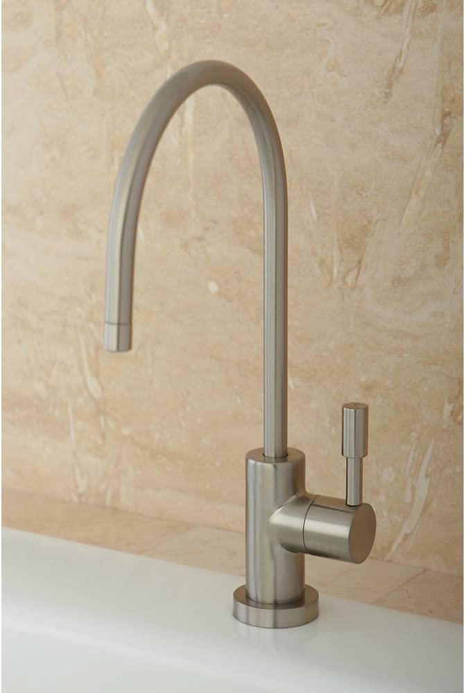 Kingston Brass KS8198DL Concord Water Filtration Faucet, 5-3/4&#34; Spout Reach, Brushed Nickel