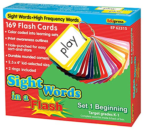 Edupress Sight Words in A Flash (Set 1)
