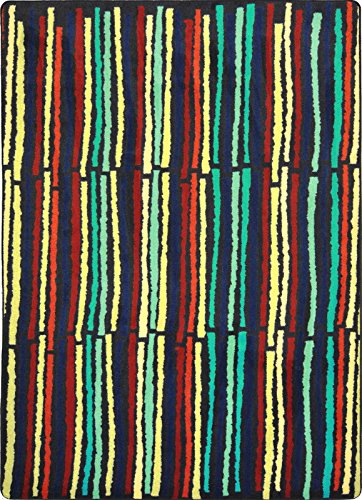 Joy Carpets Kid Essentials Cascade Teen Area Rugs, 64-Inch by 92-Inch by 0.36-Inch, Multicolored