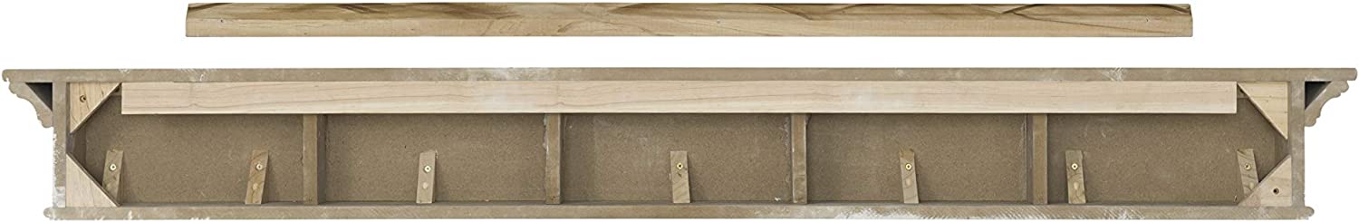 The Henry 60 Shelf or Mantel Shelf MDF White Paint