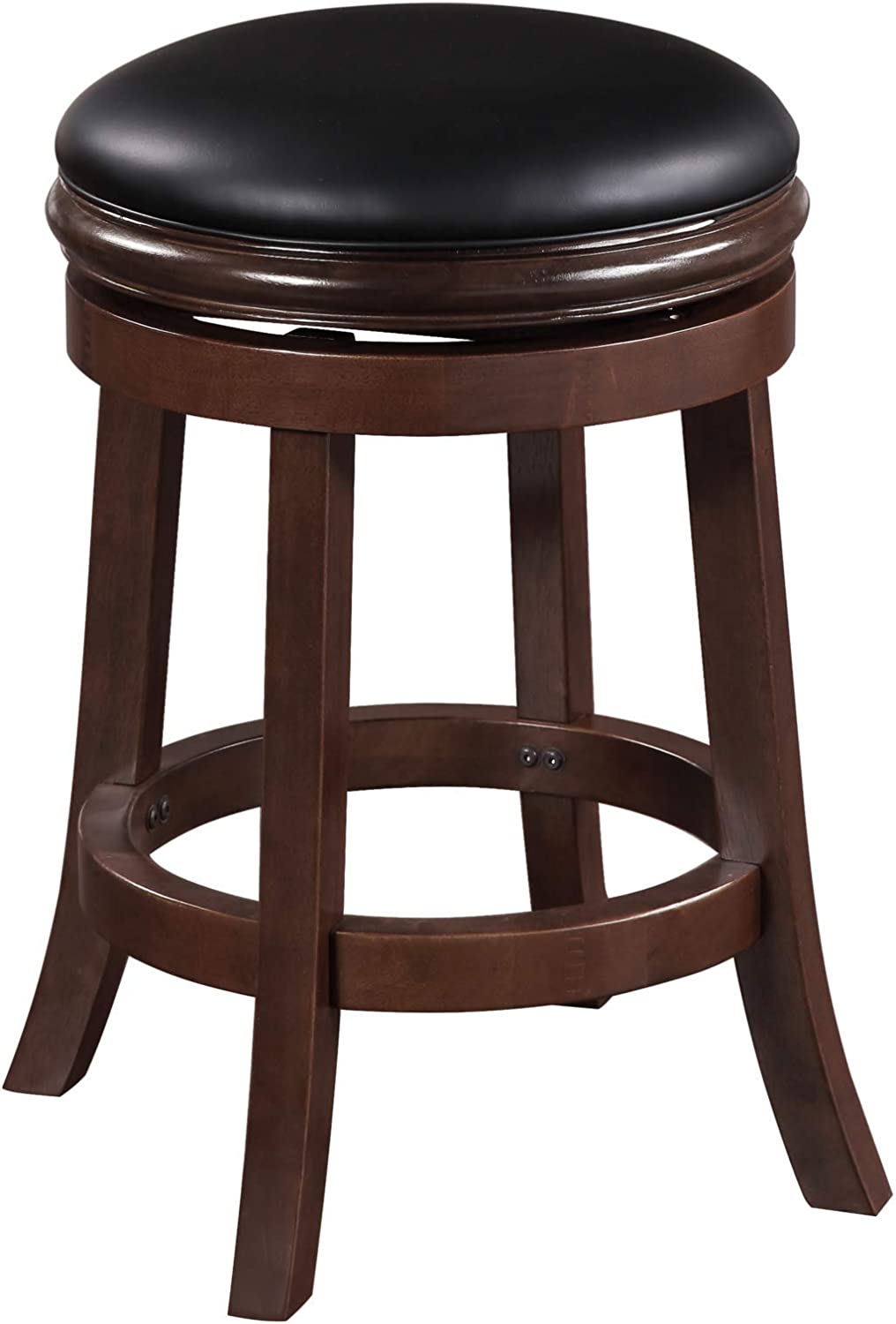 Boraam Backless Counter Height Stool, 24-Inch, Cappuccino