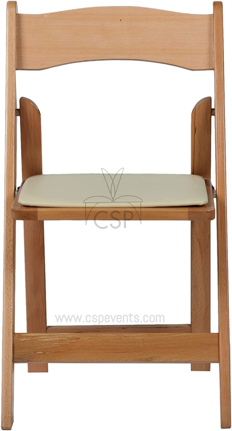 Commercial Seating Products American Padded Folding Chairs, Red Mahogany